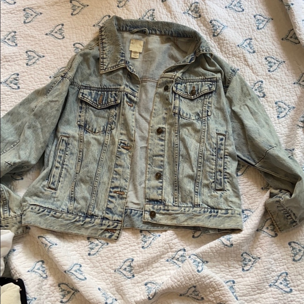 H&M oversized denim jacket